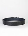 Calvin Klein Printed Black Leather Reversible Belts