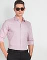 Arrow Manhattan Slim Fit Microcheck Shirt