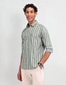 U.S. Polo Assn. Denim Co. Vertical Striped Slim Fit Shirt