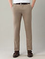 Arrow AutoFlex Slim Fit Mid Rise Trousers