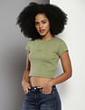 Calvin Klein Mock Neck Monogram T-Shirt