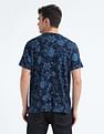 Flying Machine Pure Cotton Floral Print T-Shirt