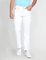 U.S. Polo Assn. Denim Co. Harold Slim Straight Fit White Jeans