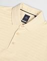 Arrow Horizontal Stripe Pique Polo Shirt