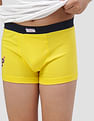 USPA Innerwear Solid Cotton Spandex IKTA Trunks - Pack Of 2