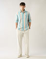 Arrow Sport Vertical Striped Tailored Fit Shirt