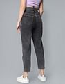 Flying Machine Women High Rise Mom Fit Cropped Jeans