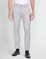 Arrow Newyork Solid Dobby Formal Trousers