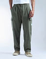 Flying Machine Mid Rise Cobain Loose Fit Cargos