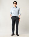 Arrow Newyork Mid Rise Autoflex Polyester Trousers