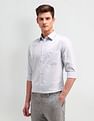 Arrow Slim Fit Textured Pattern Shirt