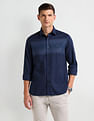Arrow Sport Horizontal Striped Twill Shirt