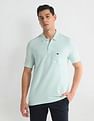 Arrow Sports Self Stripe Cotton Polo Shirt