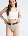 Calvin Klein Underwear Heathered Reprocessed Cotton Thong