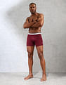 USPA Innerwear Mid Rise Solid 1667 Trunks - Pack Of 3