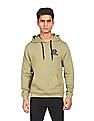 Flying Machine Long Sleeve Solid Hooded Sweatshirt