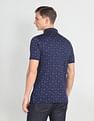 Arrow Sports Tropical Print Mercerized Polo Shirt