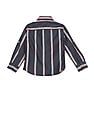 U.S. Polo Assn. Kids Boys Rounded Cuff Striped Shirt