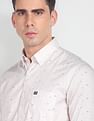 Arrow Sports Geometric Print Cotton Casual Shirt