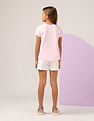 U.S. Polo Assn. Kids Girls Glitter Relaxed Fit T-Shirt