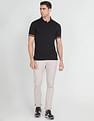 Arrow Newyork Tipped Cuff Cotton Polo Shirt