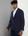Tommy Hilfiger Notch Collar Rib Knit Blazer
