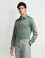 Arrow Newyork Brooklyn Super Slim Fit Twill Shirt
