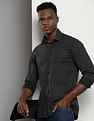 Calvin Klein Brand Print Poplin Shirt
