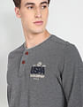 U.S. Polo Assn. Denim Co. Long Sleeve Cotton Henley T-Shirt