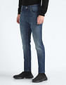 Flying Machine Stone Wash Slash Slim Tapered Fit Classic Vintage Jeans
