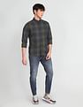 Flying Machine Cotton Tartan Check Shirt