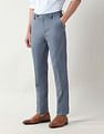Arrow Slim Fit Textured Trousers