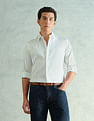 Arrow Newyork Slim Fit Smart Satin Shirt
