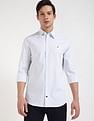 Tommy Hilfiger Striped Slim-Fit Poplin Woven Shirt