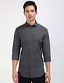 Tommy Hilfiger Poplin Solid Slim Fit Shirt