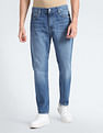 Calvin Klein Mid Rise Stone Wash Jeans