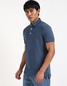 Tommy Hilfiger Solid Slim-Fit Cotton Polo Shirt