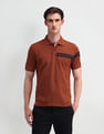 Arrow Sport Horizontal Striped Regular Polo Shirt