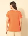 U.S. Polo Assn. Women Regular Fit Brand Printed T-Shirt