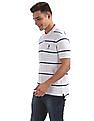 U.S. Polo Assn. Striped Pique Polo Shirt