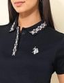 U.S. Polo Assn. Women Regular Fit Solid Polo Shirt