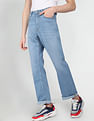 Flying Machine Stone Wash Bruce Bootcut Fit Authentic Signature Jeans