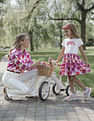 U.S. Polo Assn. Kids Girls Floral Printed Fit And Flare Dress