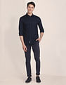 U.S. Polo Assn. Birdseye Dobby Textured Solid Shirt