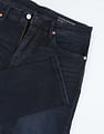 Flying Machine Mid Rise Slash Slim Tapered Jeans