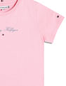 Tommy Hilfiger Kids Girls Logo Slim-Fit Cotton T-Shirt