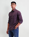 Arrow Sport Vertical Striped Slim Fit Shirt