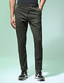 Flying Machine Slash Slim Tapered Fit Solid Trousers