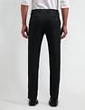 Arrow Denver Slim Fit Solid Trousers