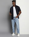 Tommy Hilfiger Ethan Relaxed Straight Fit Whiskered Jeans
